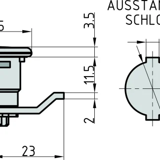Basi Hebelschloss HS 327 für Renz ab Baujahr 1980