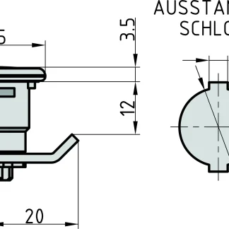 Basi Hebelschloss HS 328 für Renz ab Baujahr 1980