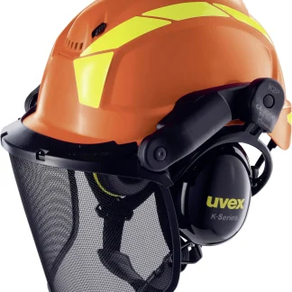 Uvex Forsthelm mit Gehörschutz