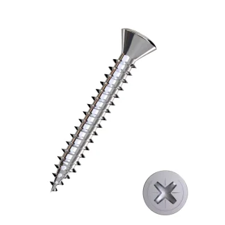 Connex Blechschrauben 3.5 x 19 mm PH 2 Linsensenkkopf - 20 Stk.