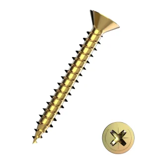 Connex Universalschrauben 3.0 x 20 mm PZ 1 Senkkopf - 1000 Stk.