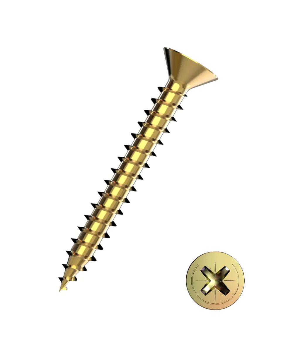 Connex Universalschrauben 3.5 x 20 mm PZ 2 Senkkopf - 1000 Stk.