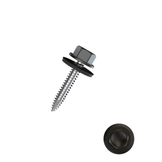 Connex Bohrschrauben 4.8 x 35 mm Sechskant - 100 Stk. anthrazitgrau