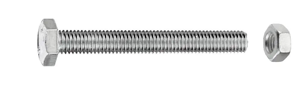 Sechskantschrauben M10 x 40 mm, 50 Stück