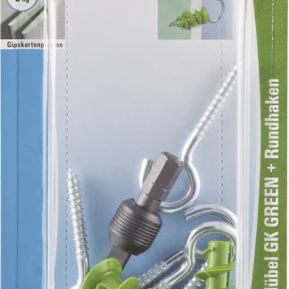 Fischer Gipskartondübel GK green RH 22 mm - 5 Stück