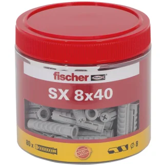 Fischer Spreizdübel SX 8.0 x 40 mm - 80 Stück