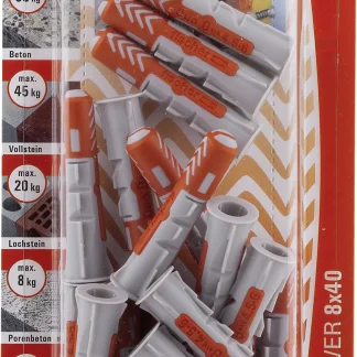 Fischer Dübel Duopower 8.0 x 40 mm - 18 Stück