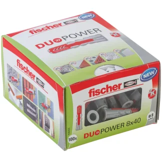 Fischer Dübel Duopower 8.0 x 40 mm - 100 Stück