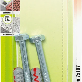Fischer Dübel-Set Duopower 10.0 x 80 mm - 2 Stück
