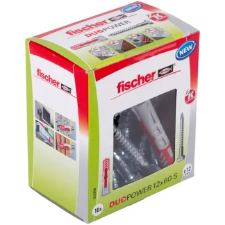Fischer Dübel-Set Duopower 12.0 x 60 mm - 10 Stück