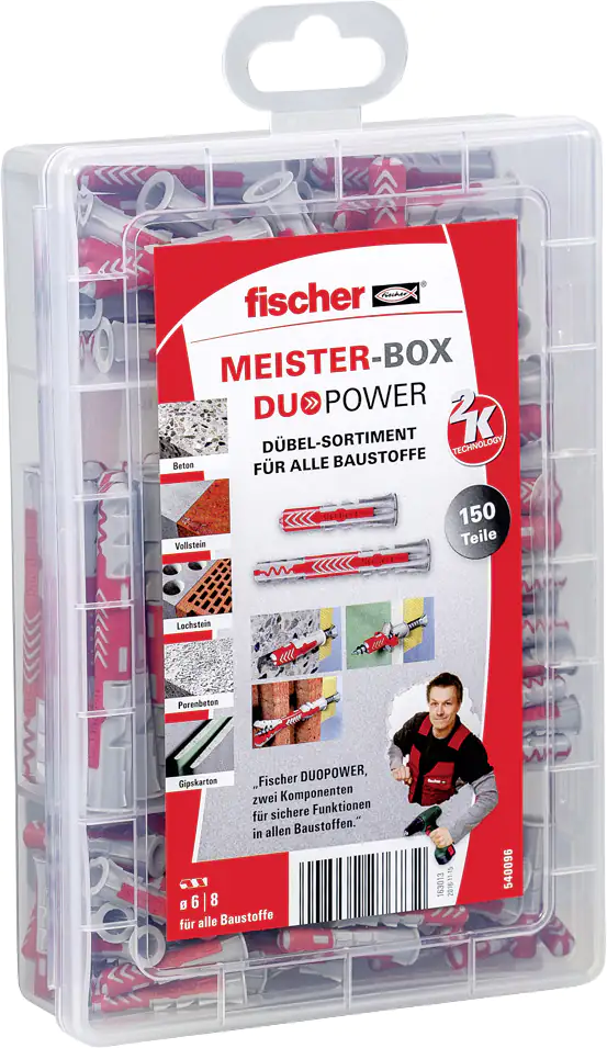 Fischer Meister-Box DuoPower - 150 Stück