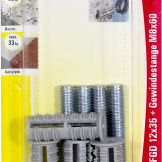 Fischer Gewindestangendübel 8.0 x 35 mm - 4 Stück