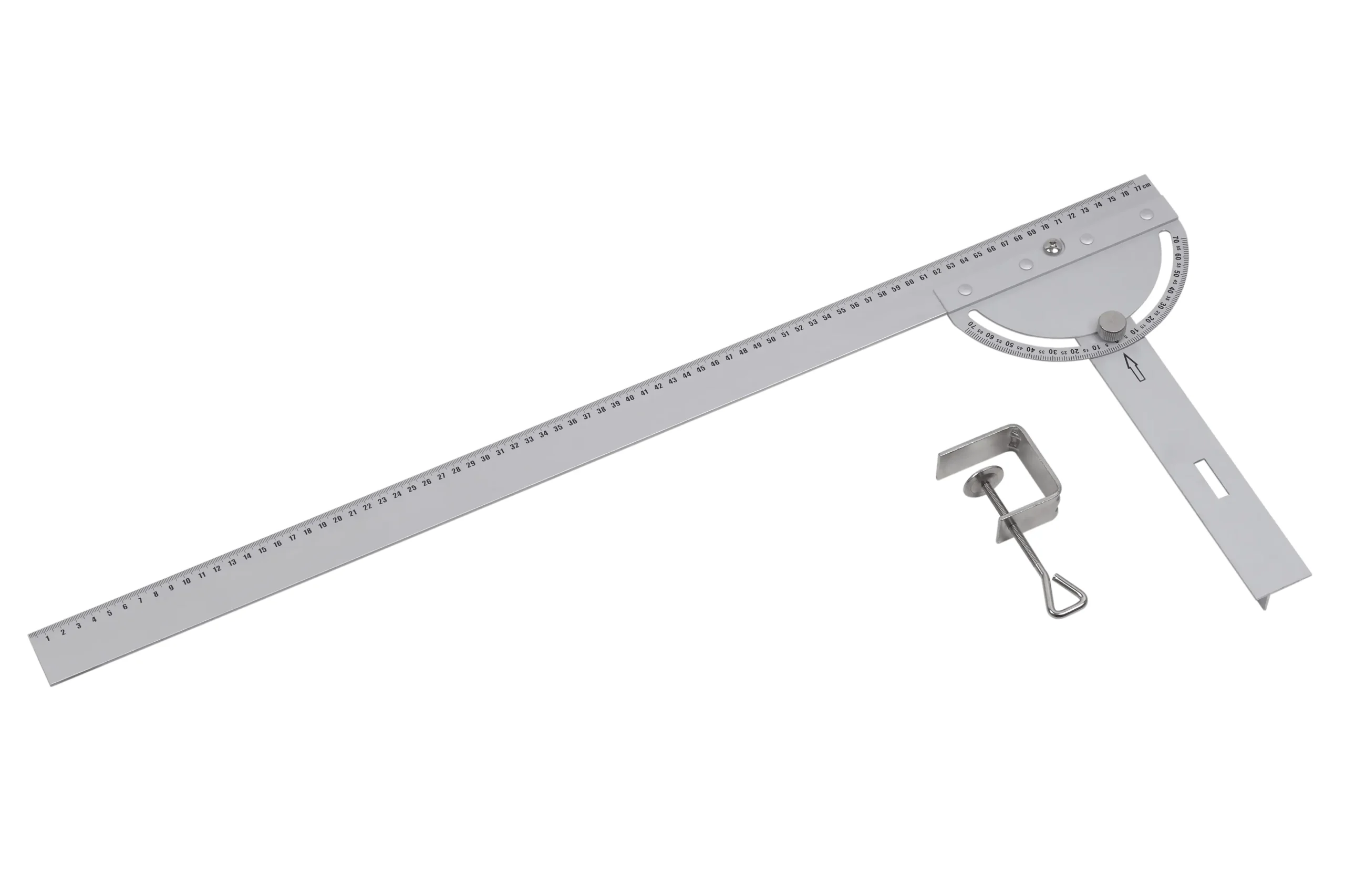 TrendLine Multifunktionswinkel-Lineal mit wechselbarem Anschlag