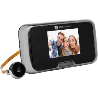 Smartwares Türspion Video-Gegensprechanlage dunkelgrau metallic