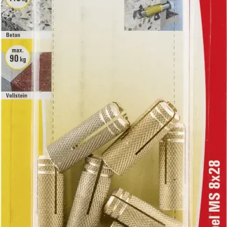 Fischer Messingdübel MS 8.0 x 28 mm - 10 Stück