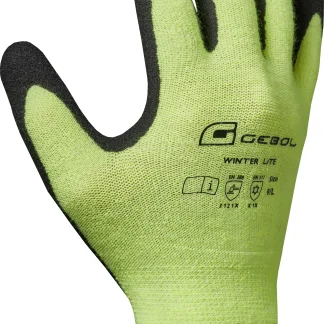 Gebol Handschuh Winter Lite schwarz/neongelb