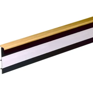 FN Neuhofer Teppicheinschubleiste 250 cm 51 x 14 mm Eiche bedruckt