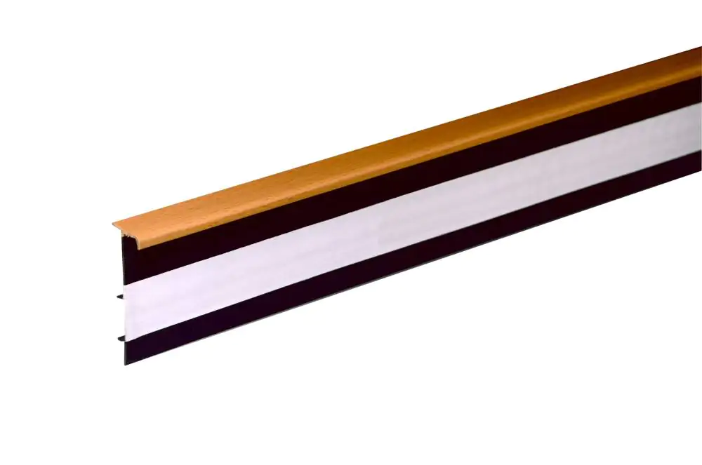 FN Neuhofer Teppicheinschubleiste 250 cm 51 x 14 mm Buche bedruckt