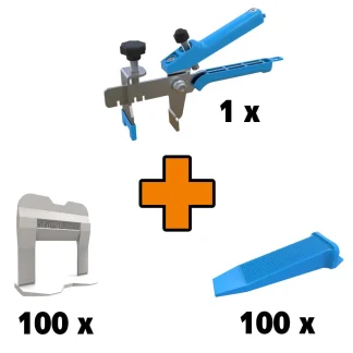 System Leveling Fliesen-Nivelliersystem Set S Fugenbreite 3 mm