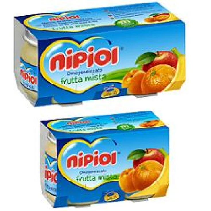 Nipiol Omog Frutta Mista 2x80g