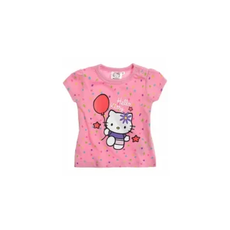 T-shirt maglia maglietta bimba neonata Hello Kitty rosa 6 m