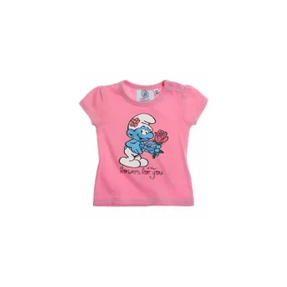 T-shirt maglia maglietta bimba neonato The Smurfs Puffo 12 m