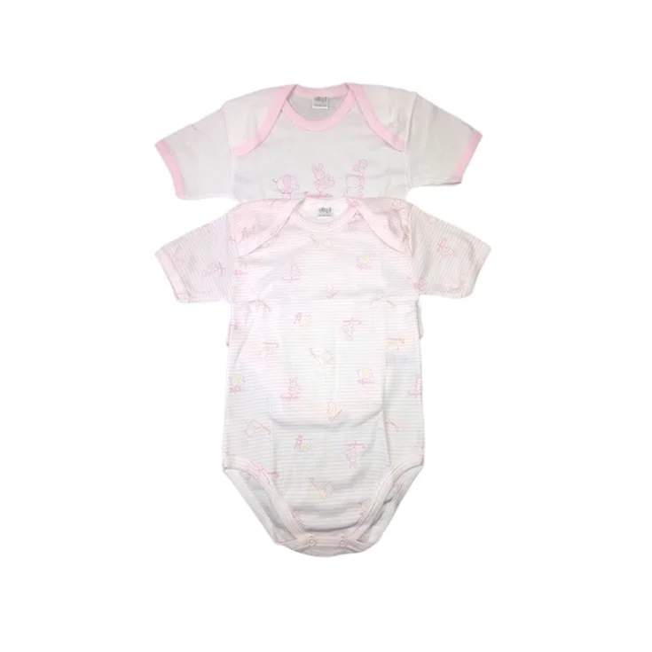 Bi-pack body intimo bimba neonata mezza manica Ellepi AF4425-R 18 m