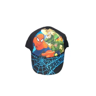 Cappello berretto bimbo uomo ragno Spiderman nero tg 54