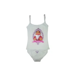 Completo set 2pz canotta e slip intimo bimba bambina Disney Brontolo L