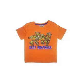 T-shirt maglia maglietta bimbo bambino Tartarughe Ninja arancio 4A