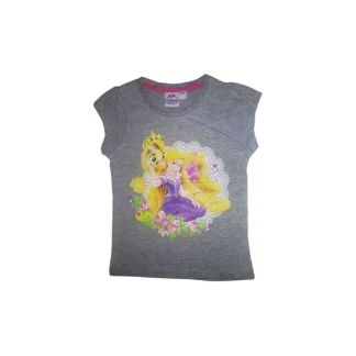 T-shirt maglia maglietta bimba bambina Disney Principesse grigio 6A