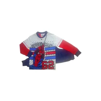 Pigiama maglia maglietta pantalone cotone bimbo bambino uomo ragno Spiderman 7A