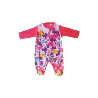 Tuta tutina cotone bimba neonato Disney baby Minnie rosa 1 - 3 mesi