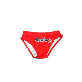 Costumino costume da bagno slip bimbo bambino uomo ragno Spiderman rosso 8A