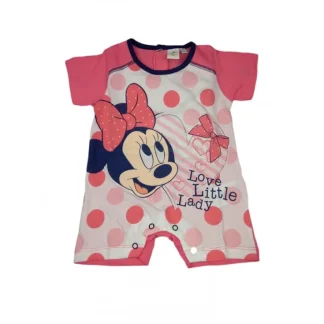 Disney Baby Tutina Minnie In Cotone Colore Rosa-Fucsia 3-6 Mesi