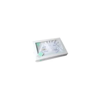 Completo culla carrozzina Mio Piccolo bimba neonato lenzuolo ricamo orsetti bianco blu TU