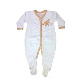 Tuta tutina cotone bimbo neonato Rapife cielo marroncino 3 m