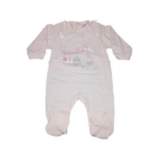 Tuta tutina cotone bimba neonato Will B rosa 6 - 9 m