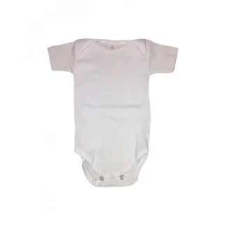 Body bodino intimo neonato bimbo bimba mezza manica Rapife bianco 18 m