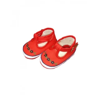 Scarpina scarpa  bimba neonato Marilù rosso 16