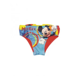 Costumino costume da bagno slip bimbo bambino Disney Mickey rosso 3A