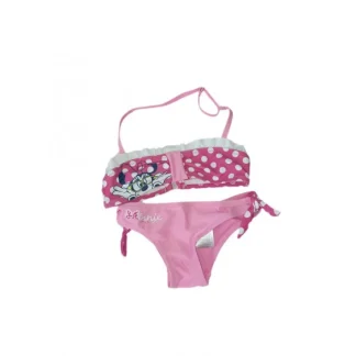 Costumino costume da bagno 2 pezzi bimba bambina Disney Minnie rosa 5A
