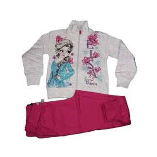 Completo tuta 2pz felpa maglia pantalone bimba bambina Arnetta Disney Frozen 5A