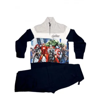Completo tuta 2pz felpa maglia pantalone bimbo bambino Arnetta Avengers 5A