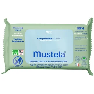 Salviette Compostabili Mustela 60 Pezzi