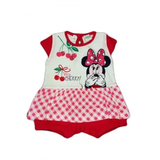 Pagliaccetto tutina bimba neonato Ellepi Disney baby Minnie fucsia 3 m
