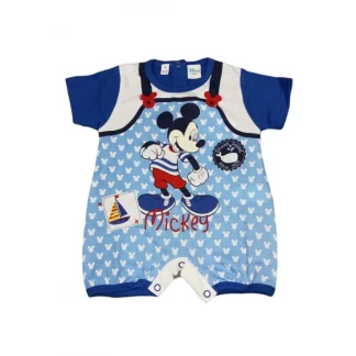 Pagliaccetto tutina bimba neonato Ellepi Disney baby Mickey blu 1 m