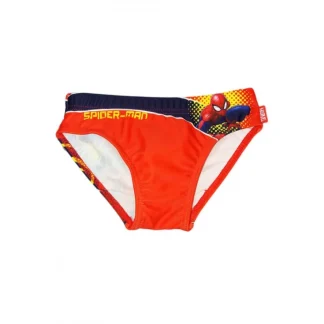 Costumino costume da bagno slip bimbo bambino Spiderman rosso 4A