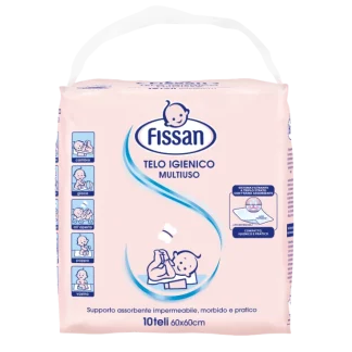 Fissan Telo Igienico Multiuso 10 Pezzi 60x60cm