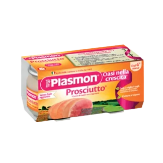 Plasmon Omogeneizzato Di Carne Prosciutto Cotto 2x120g